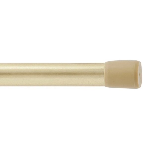 Kenney Mfg Kenney Spring Tension Rod, 5/8 in Dia, 28 to 48 in L, Brass